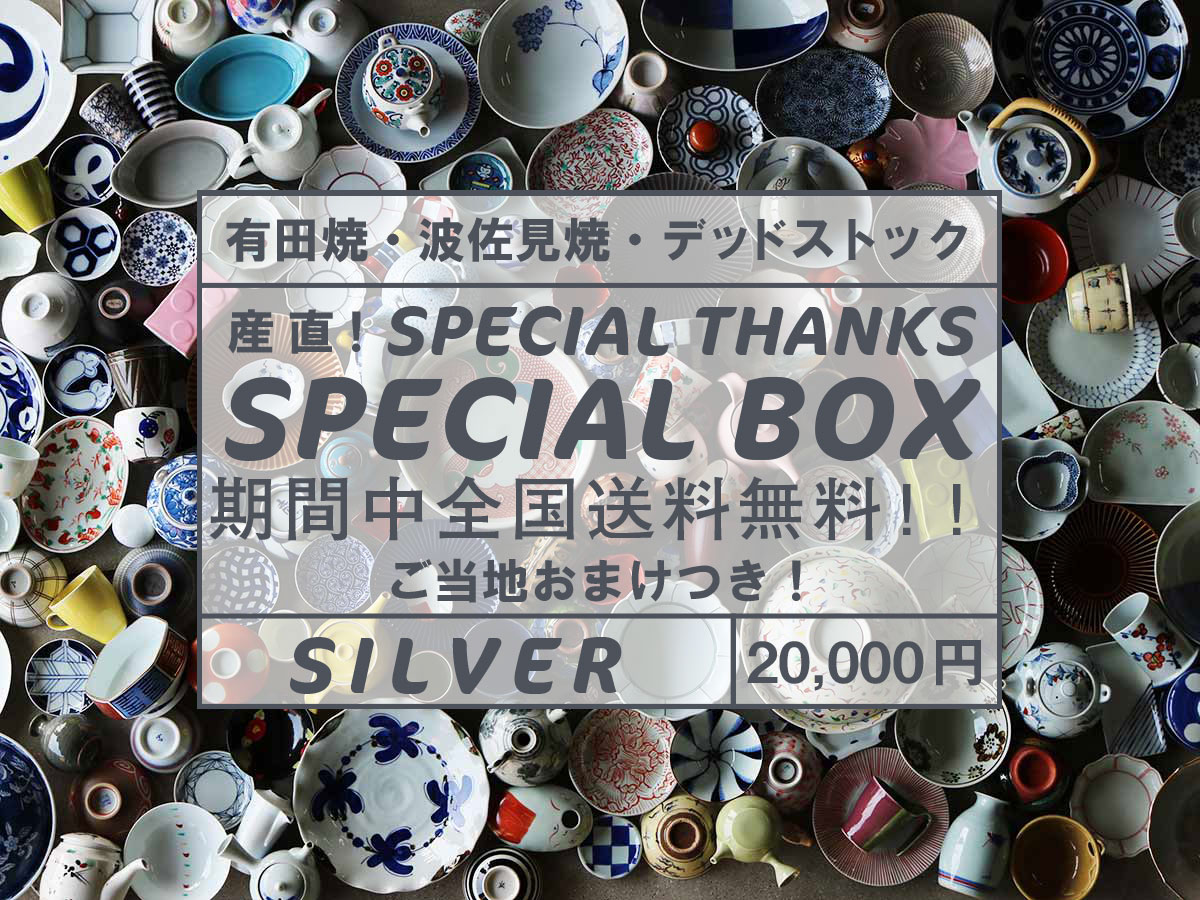 【送料無料・おまけつき】秋のweb陶器市・銀のSPECIAL BOX