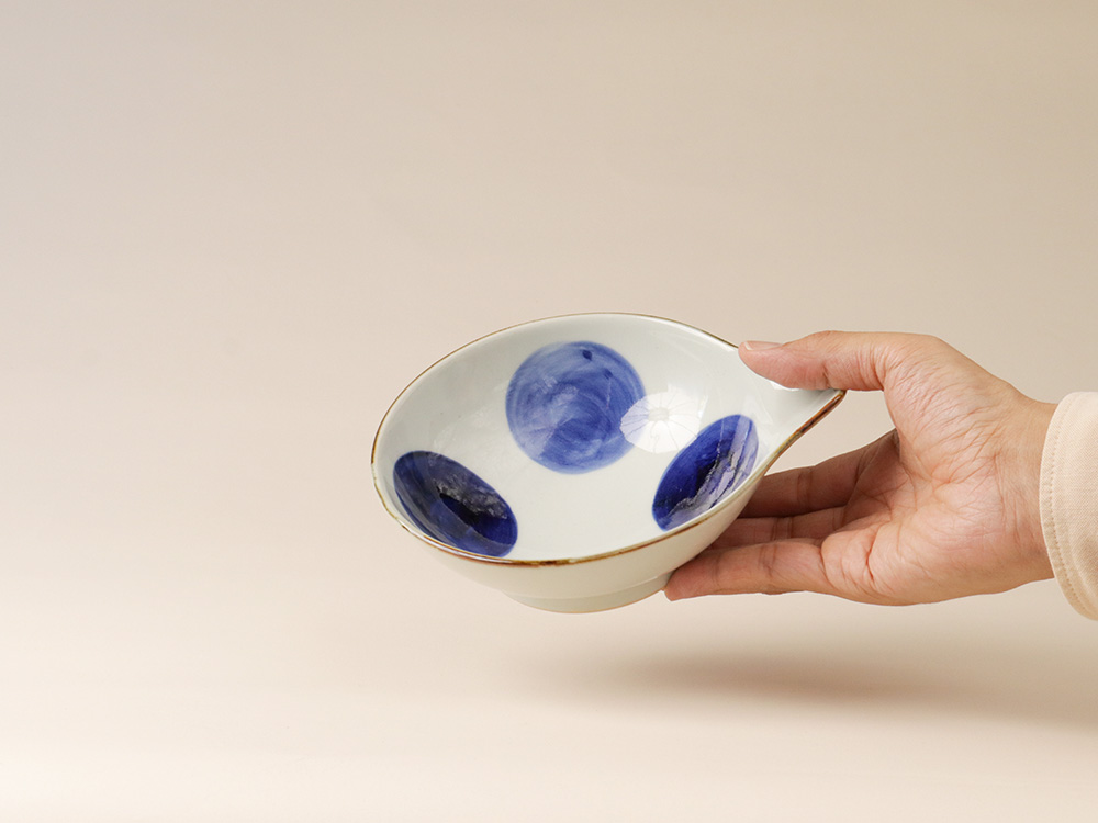 染付 丸紋 とんすい 波佐見焼