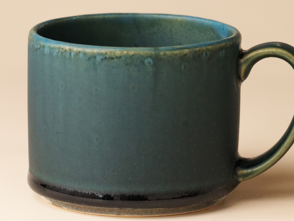 緑灰釉 マグカップ 波佐見焼