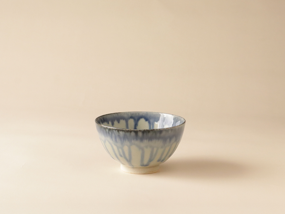 釉十草 / 釉流し お茶碗 波佐見焼