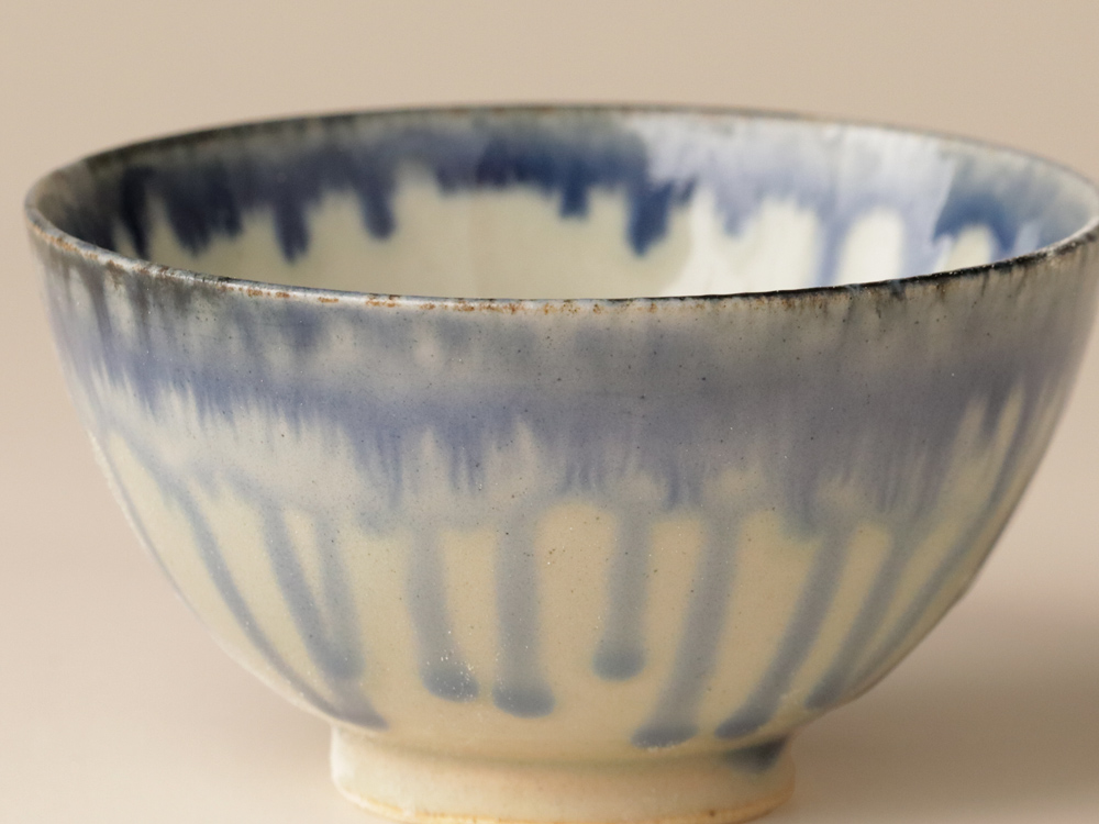 釉十草 / 釉流し お茶碗 波佐見焼