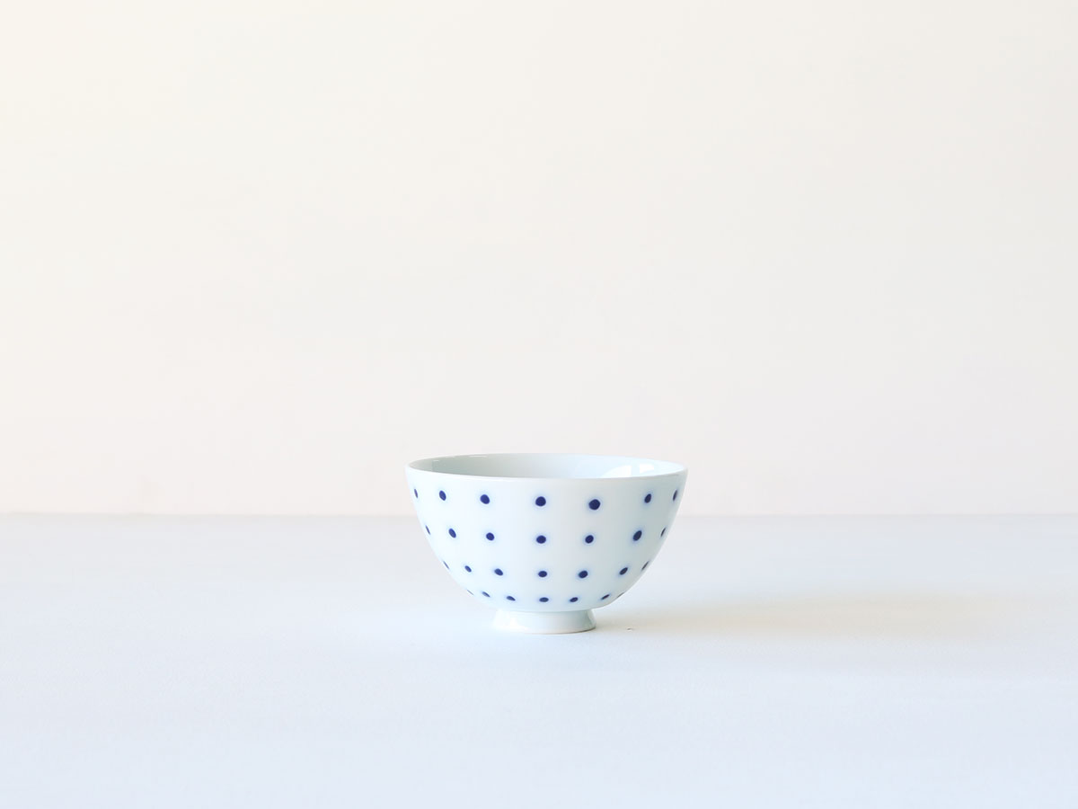 デッドストック 釉ドット 茶碗 肥前吉田焼