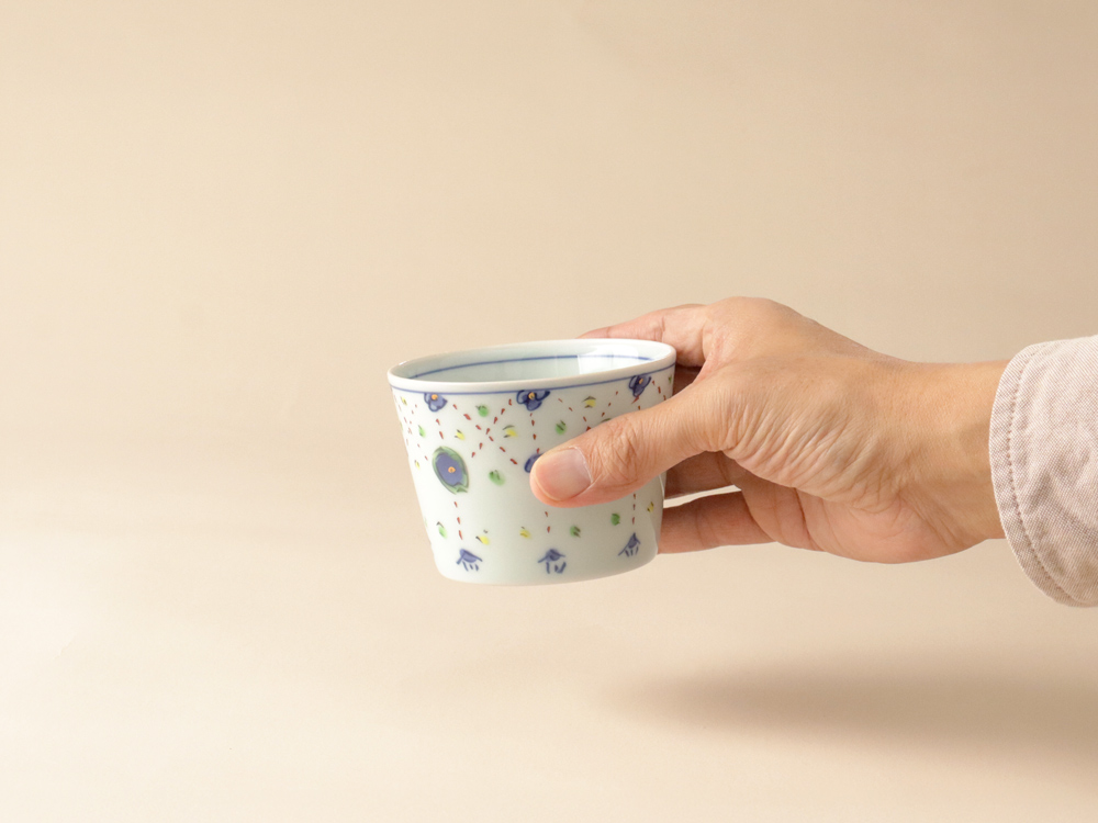 錦 瓔珞紋 フリーカップ 波佐見焼