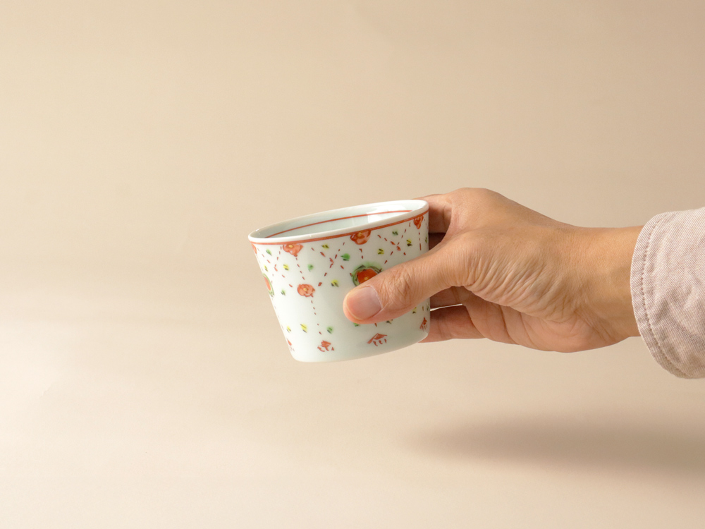 錦 瓔珞紋 フリーカップ 波佐見焼