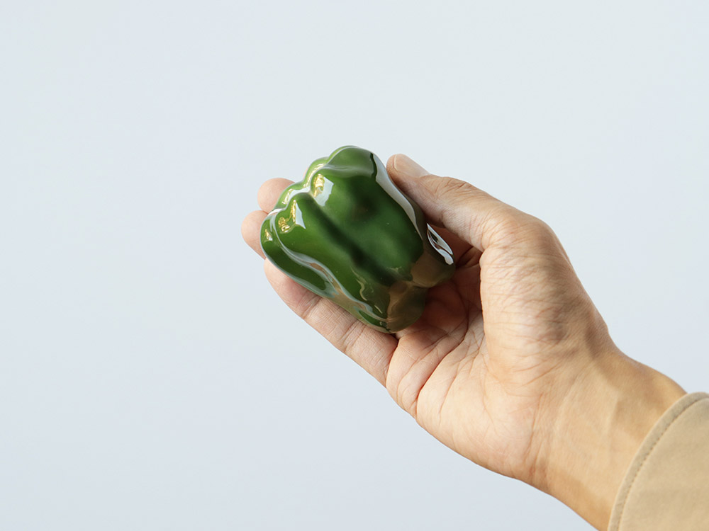 デッドストック ピーマン 蓋物 有田焼