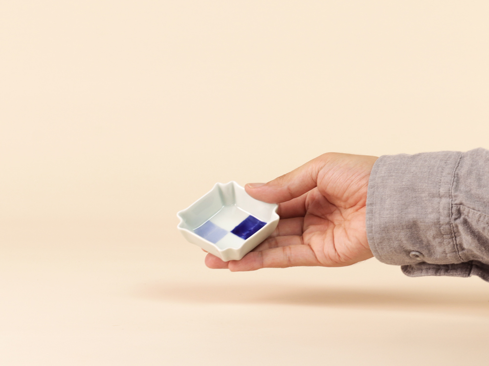 染付 菱形小付 有田焼