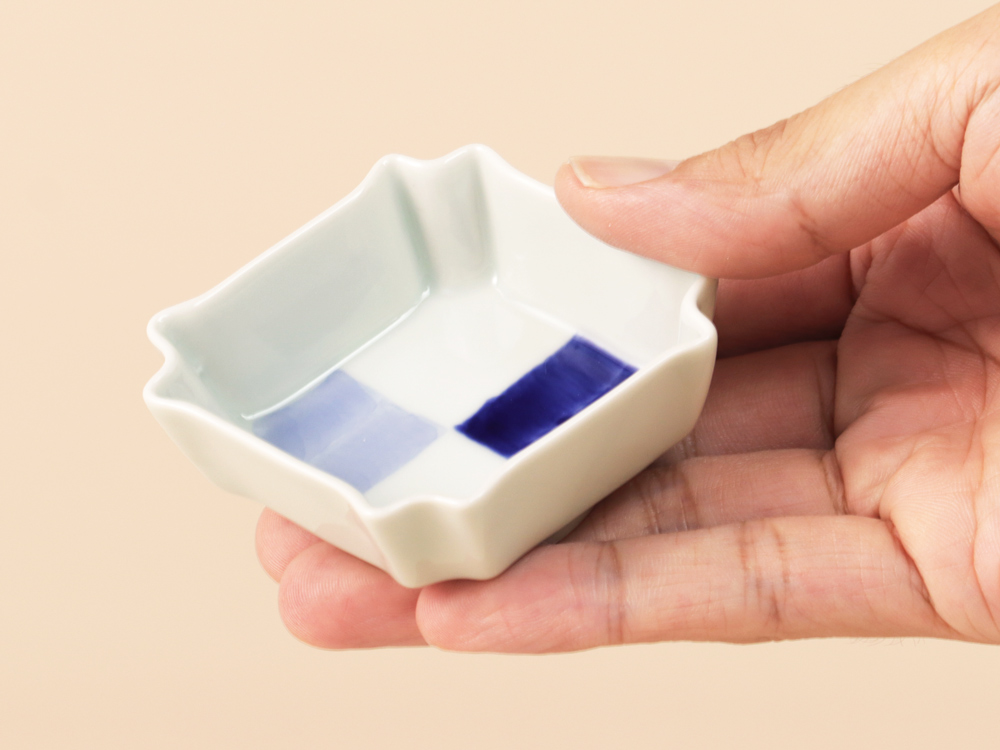 染付 菱形小付 有田焼