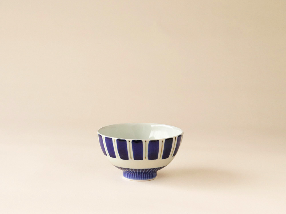 呉須サビ十草 大・小 お茶碗 有田焼