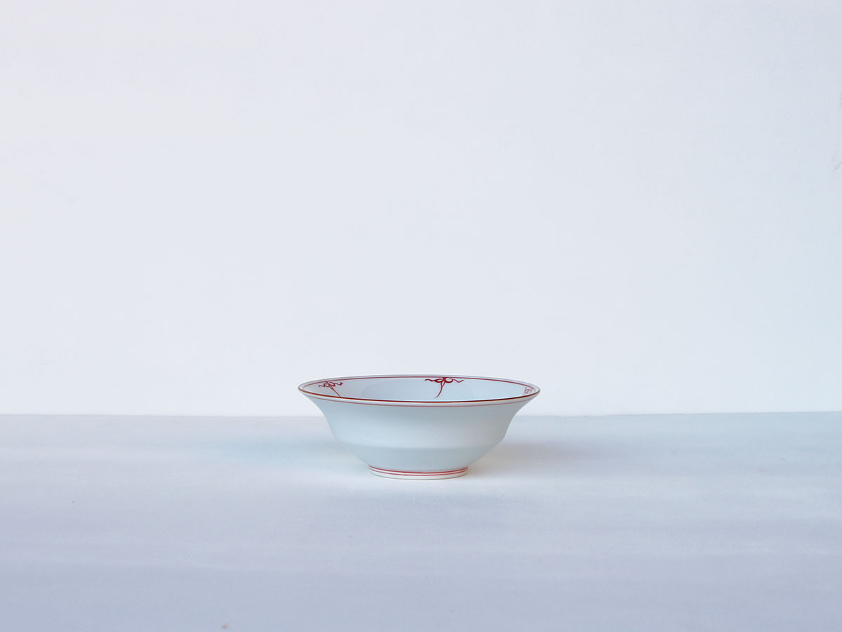 朱線 瓔珞紋（ようらくもん） 反りボウル 波佐見焼