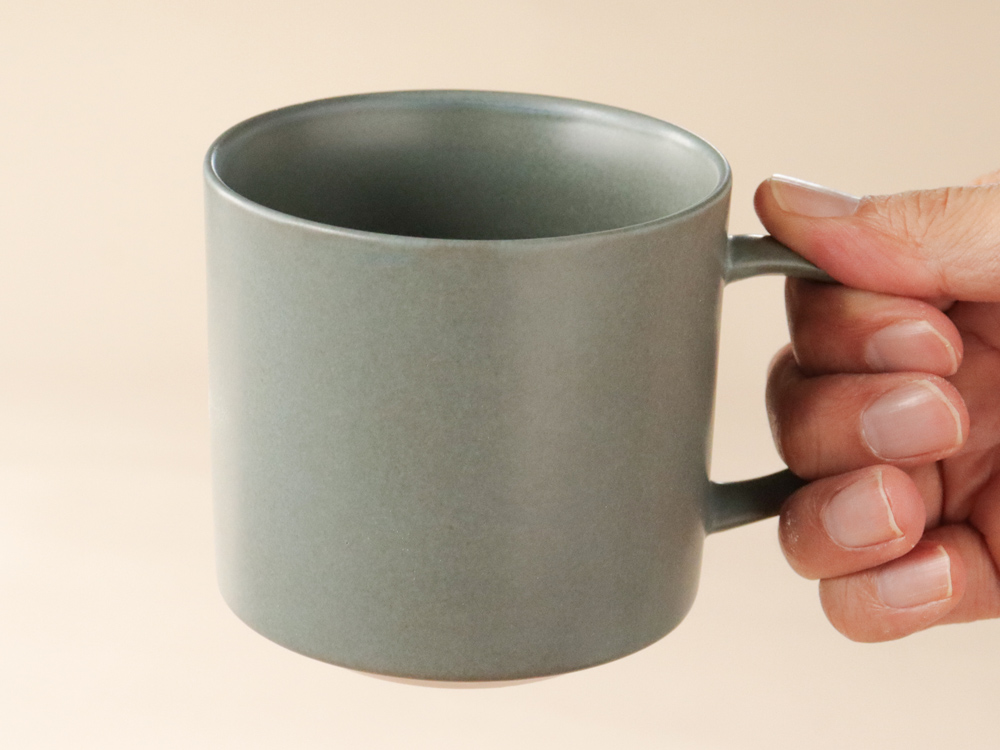 マットグレー マグカップ 大 波佐見焼