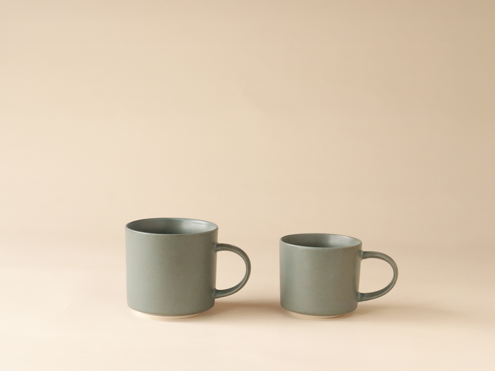 マットグレー マグカップ 小 波佐見焼