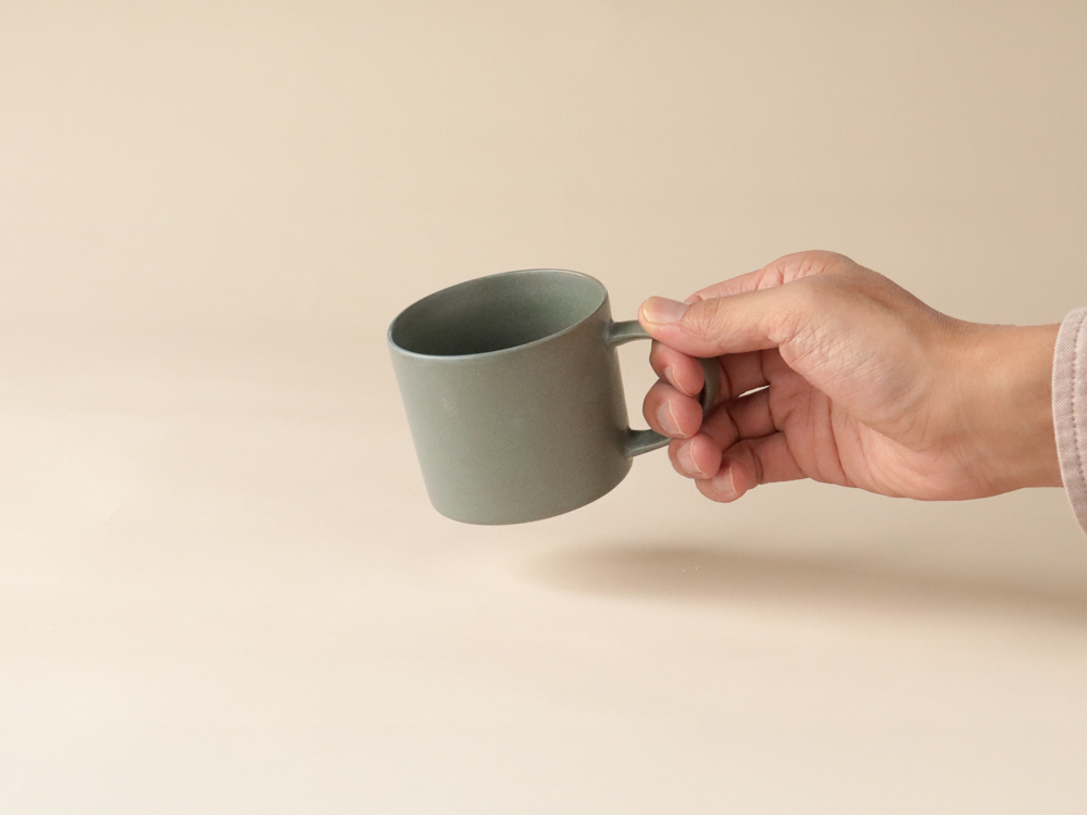 マットグレー マグカップ 小 波佐見焼