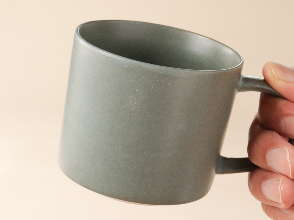 マットグレー マグカップ 小 波佐見焼