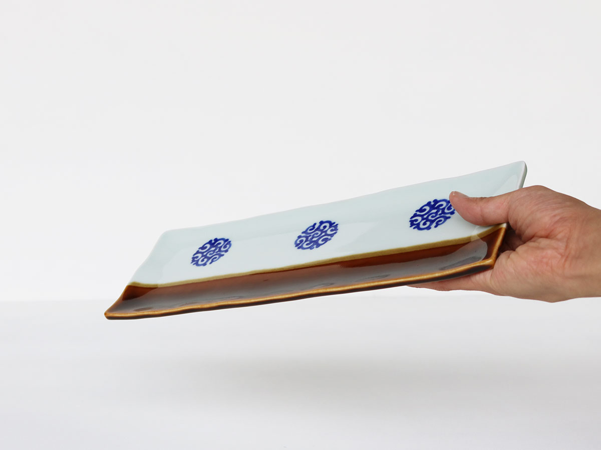 丸紋 さんま皿 波佐見焼