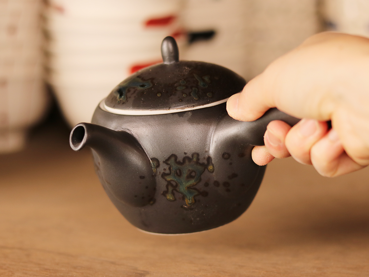 青銅 急須 有田焼