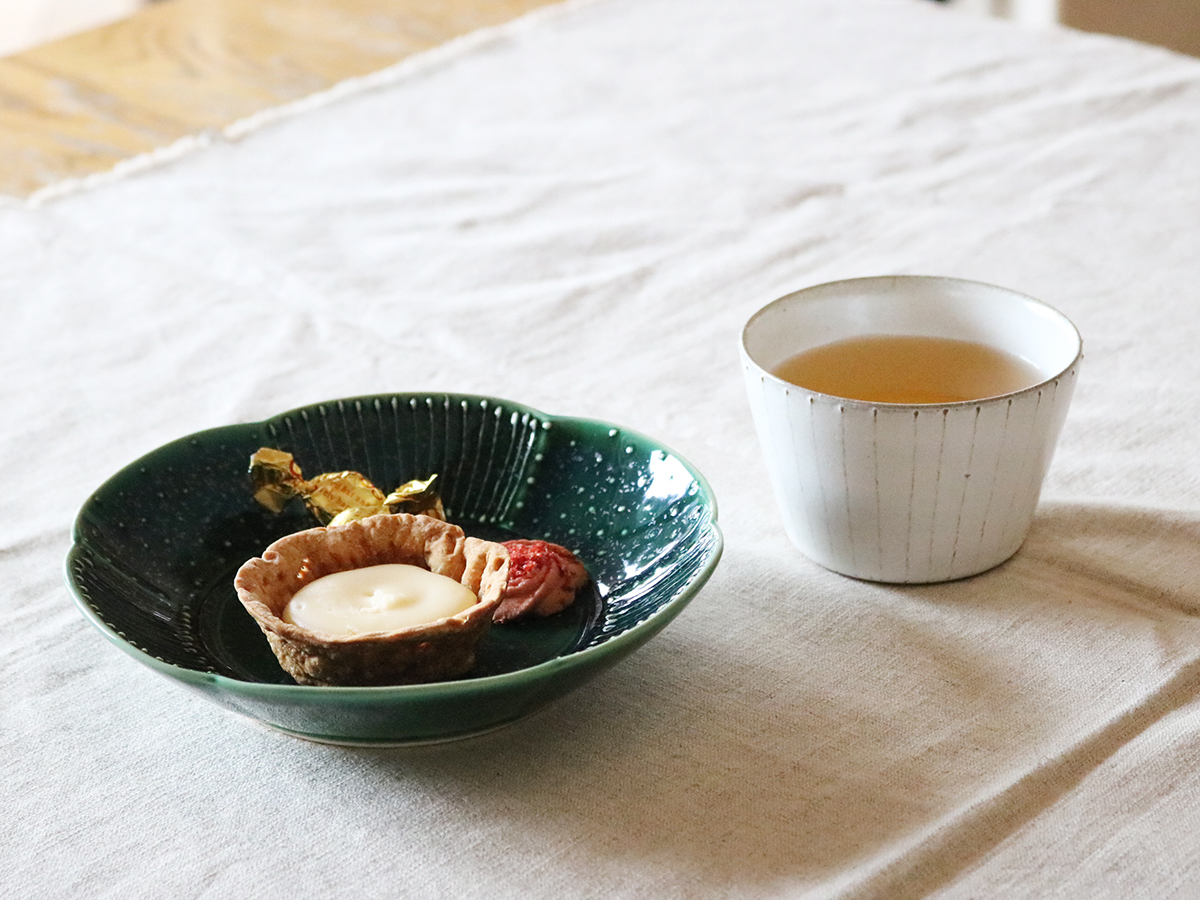 ねずみとラ ストライプ カップ 吉田焼