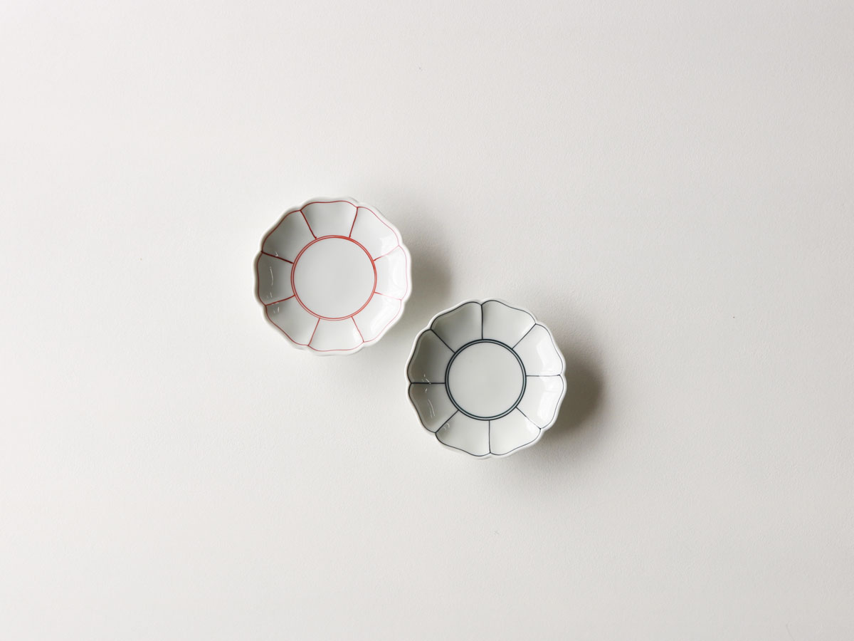 線十草 4寸皿 有田焼