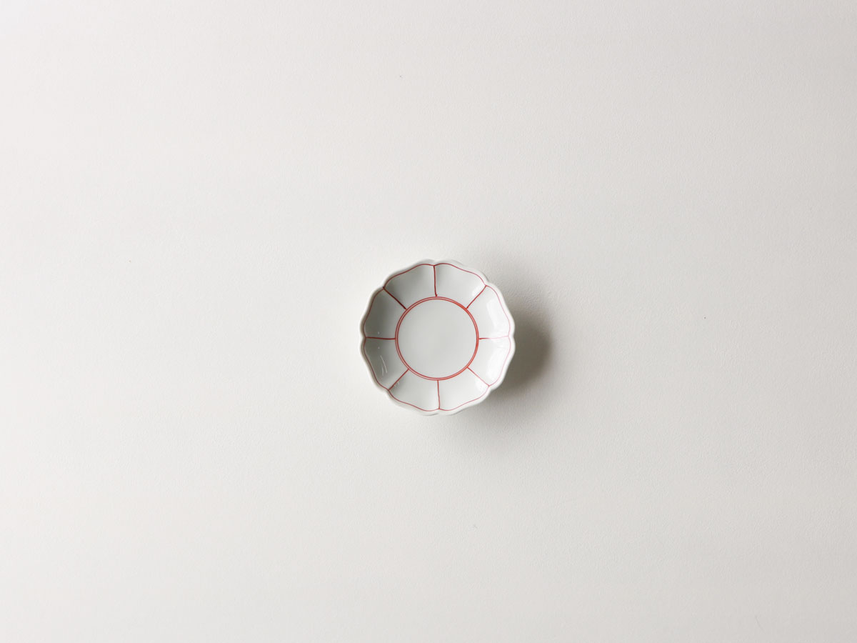 線十草 4寸皿 有田焼