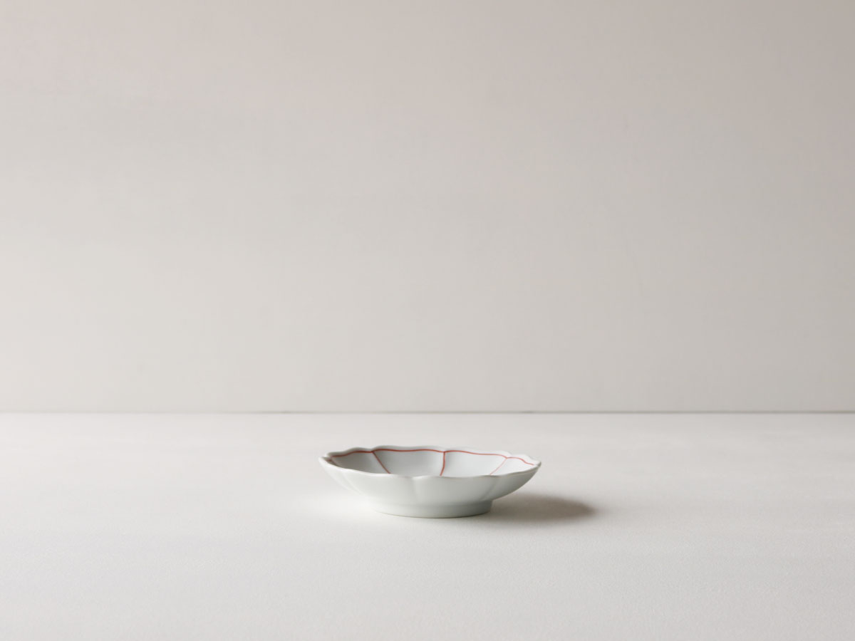 線十草 4寸皿 有田焼