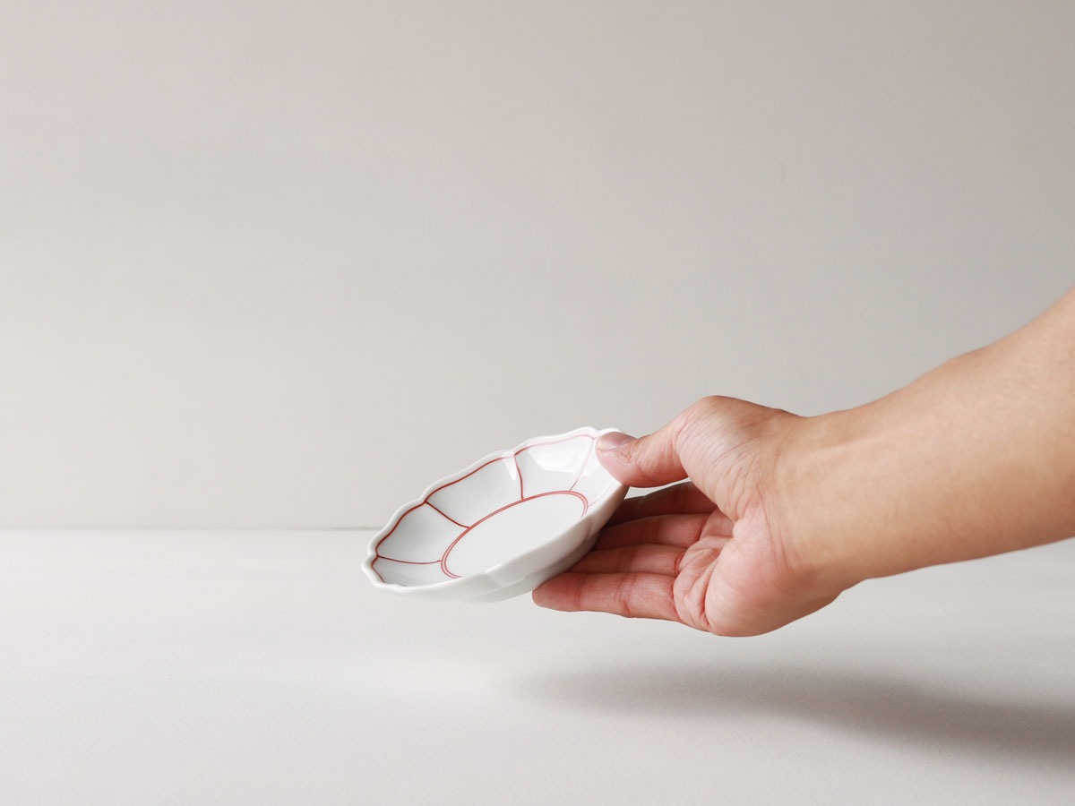 線十草 4寸皿 有田焼