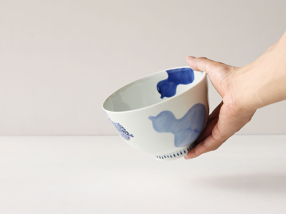 染付 ひさご どんぶり 有田焼