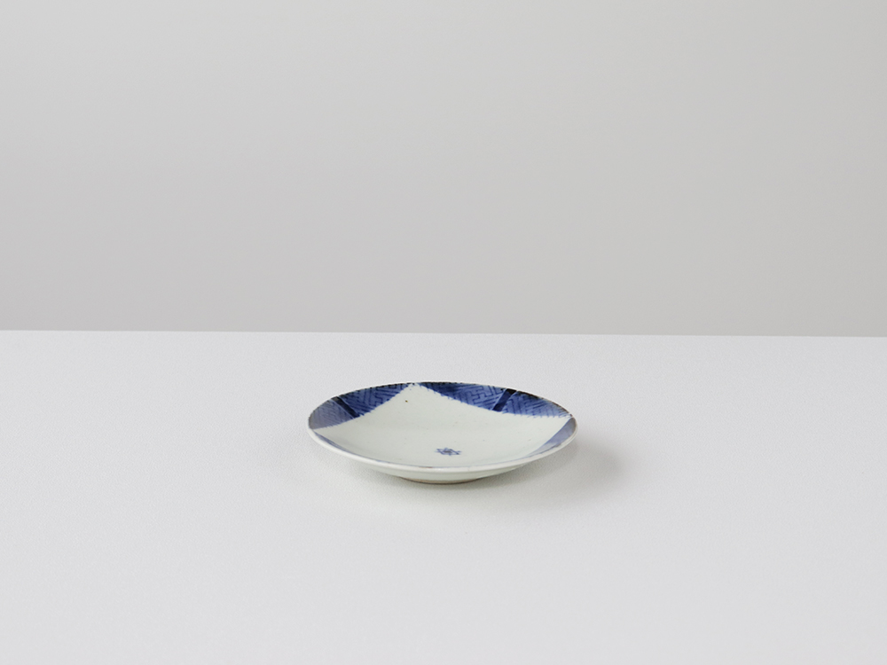 古染 角地紋4寸皿 波佐見焼