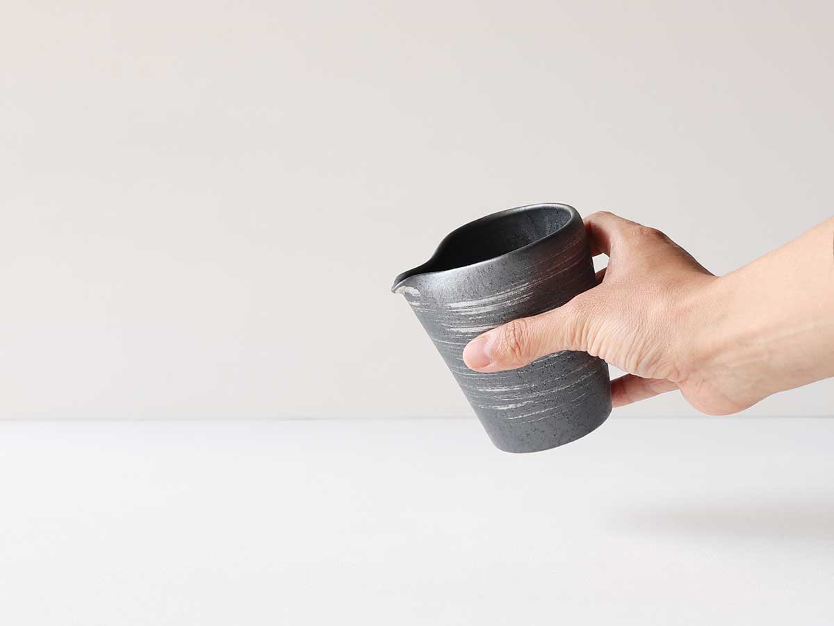 晶金・晶銀かすり 片口注器 有田焼