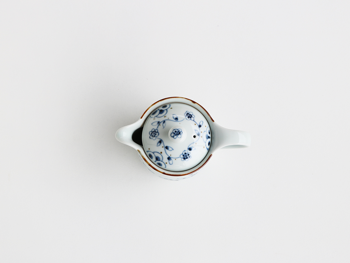 蔓花唐草 ポット 伊万里焼