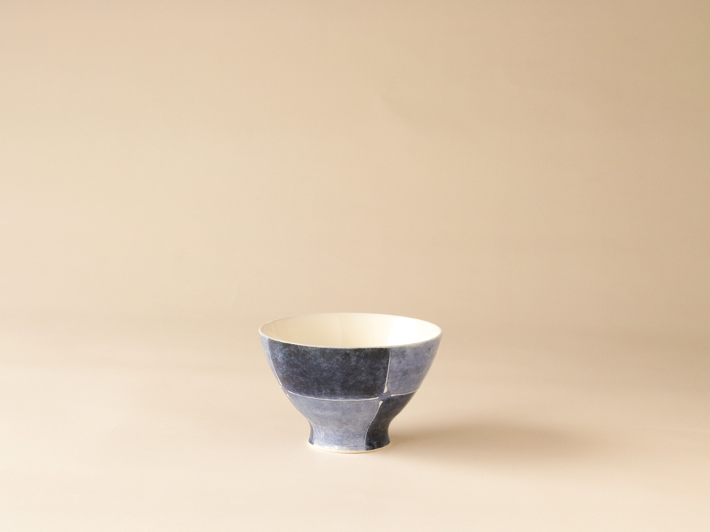 割市松 お茶碗 波佐見焼