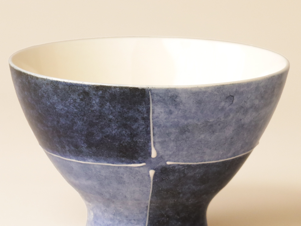 割市松 お茶碗 波佐見焼