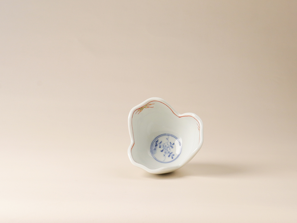 デッドストック 三方割小鉢 有田焼