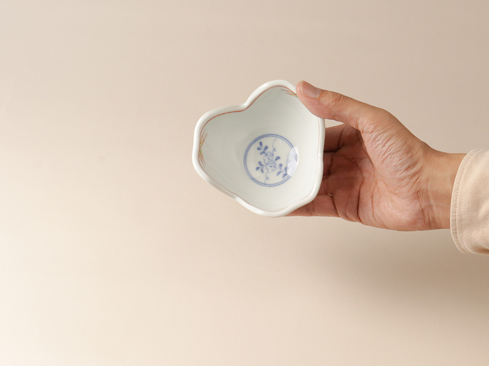 デッドストック 三方割小鉢 有田焼