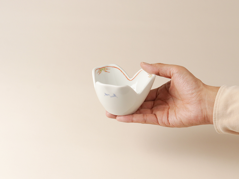 デッドストック 三方割小鉢 有田焼