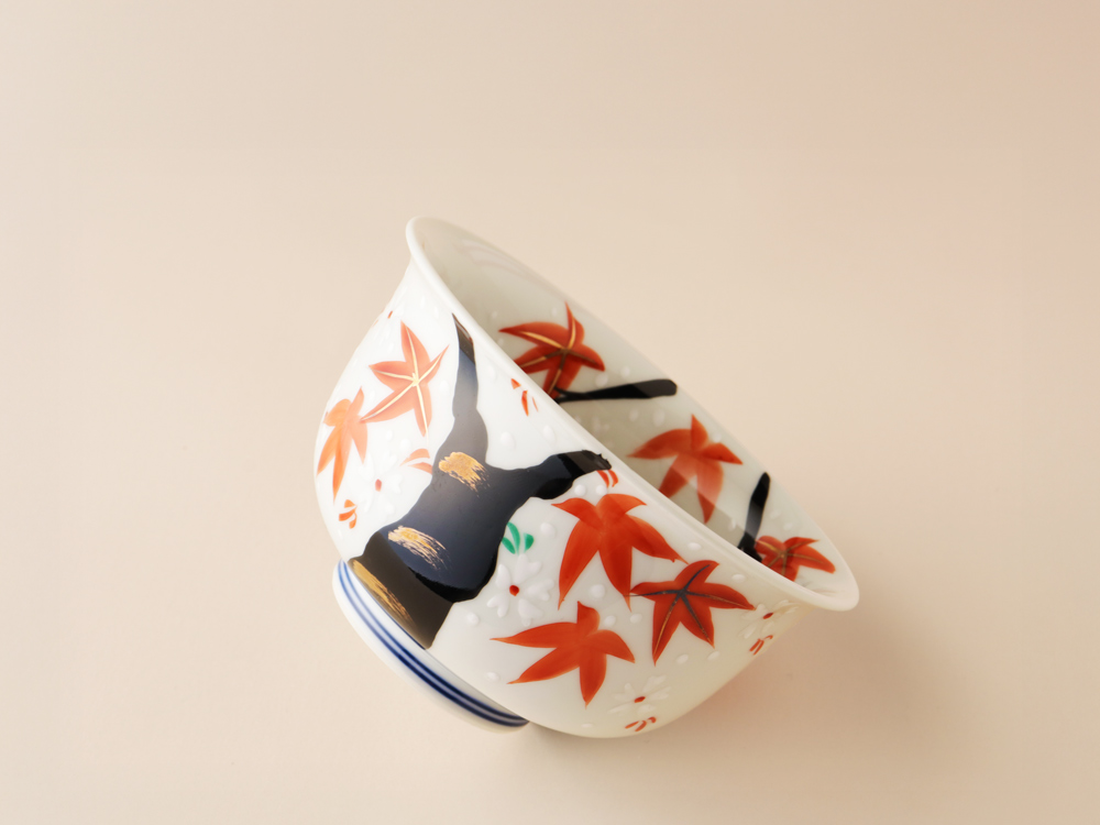 デッドストック 錦 竜田川 どんぶり 有田焼