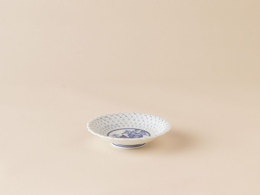 デッドストック 網絵 小皿 有田焼