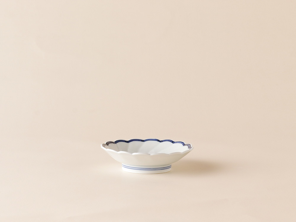 デッドストック ざくろ 花形 小皿 有田焼