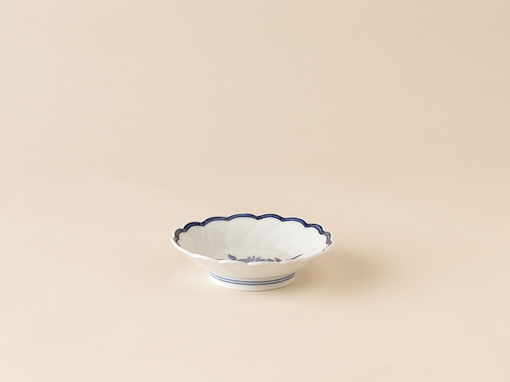 デッドストック ざくろ 花形 小皿 有田焼