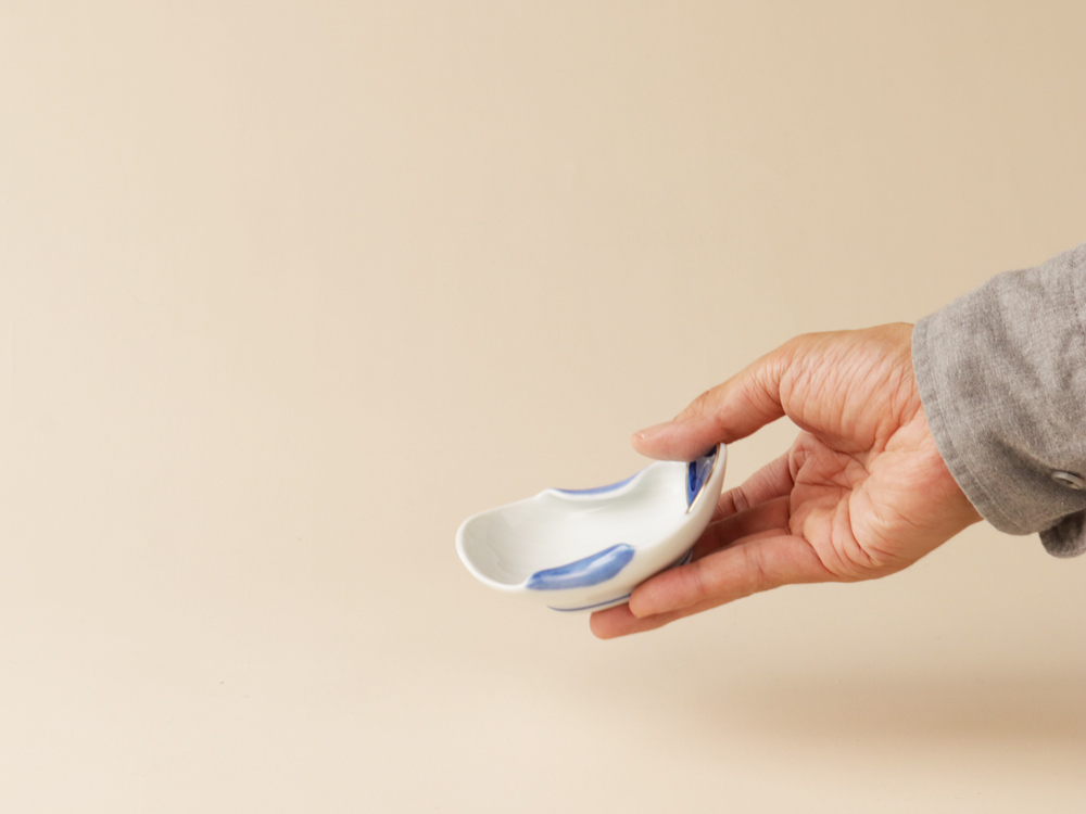 デッドストック なすみたいなお皿 小 有田焼