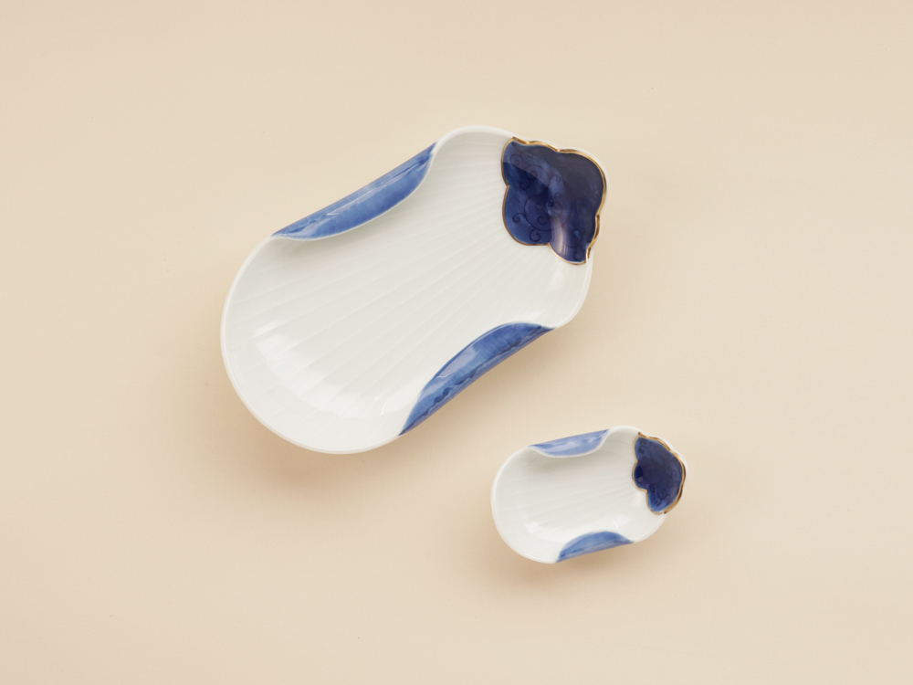 デッドストック なすみたいなお皿 小 有田焼