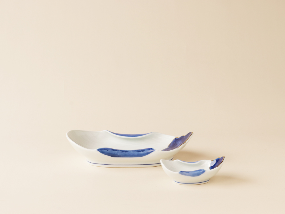 デッドストック なすみたいなお皿 小 有田焼