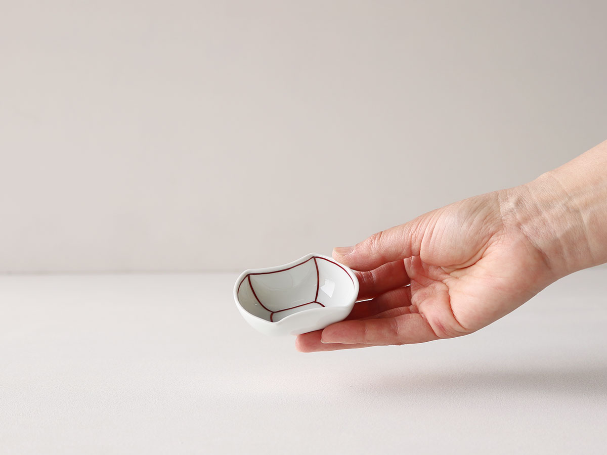 紅/染付 小付 波佐見焼