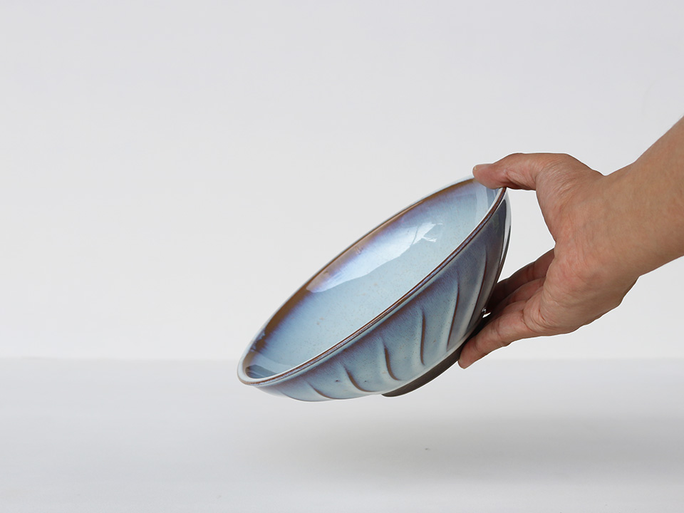  窯変 ねじり縞 大鉢 波佐見焼