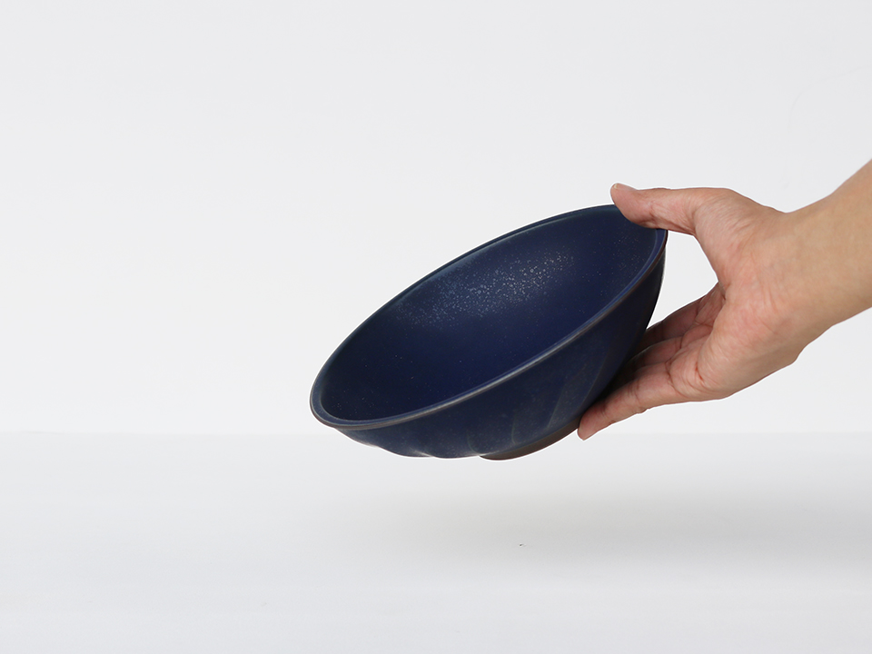  窯変 ねじり縞 大鉢 波佐見焼